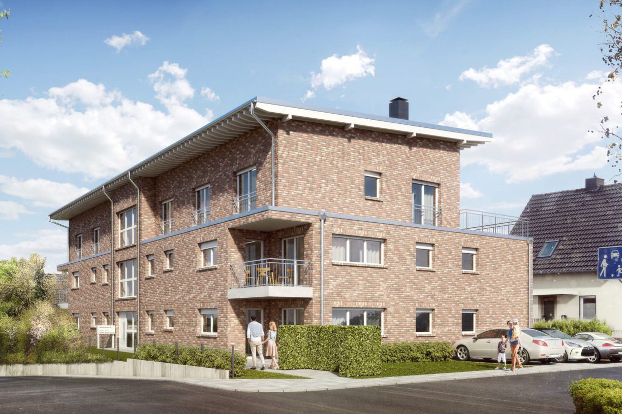 Schmidt-Bau Mehrfamilienhaus Außenfassade Troisdorf-Spich